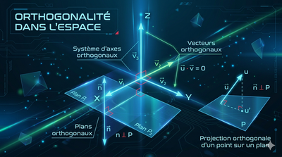 Orthogonalité dans l&rsquo;espace